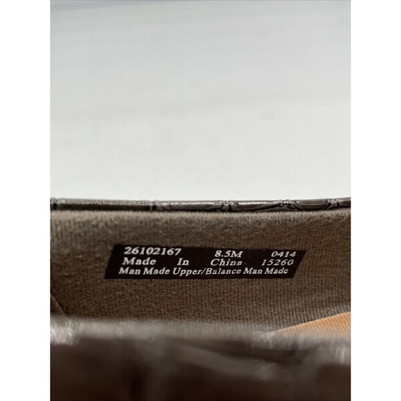 Clarks Crocodile Embossed Gael Loafer Shoes Size 8.5M Womens Brown Stretch Sides - Picture 9 of 12